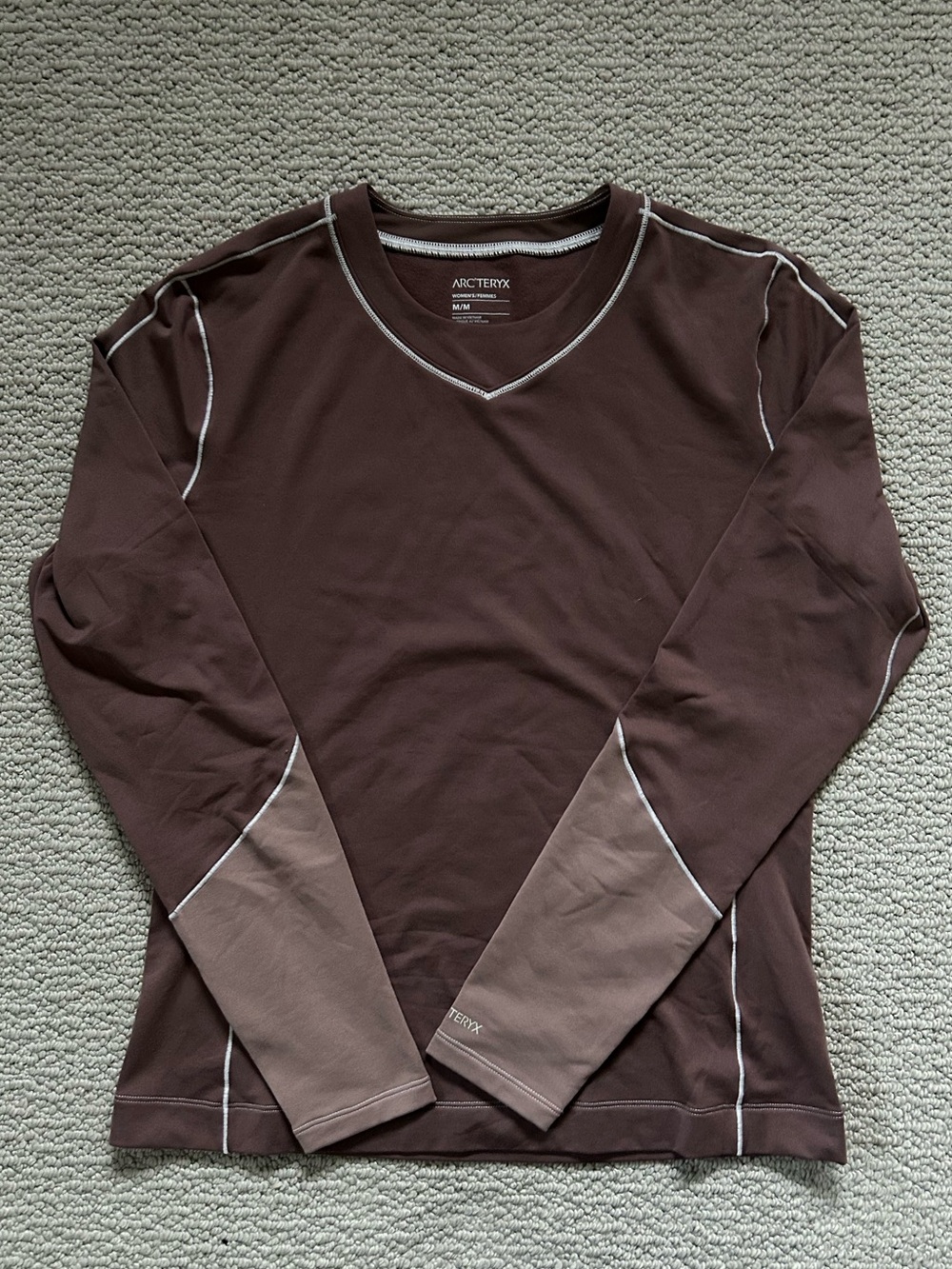 Arc’teryx Rho LT Long Sleeve Base Layer Womens M
